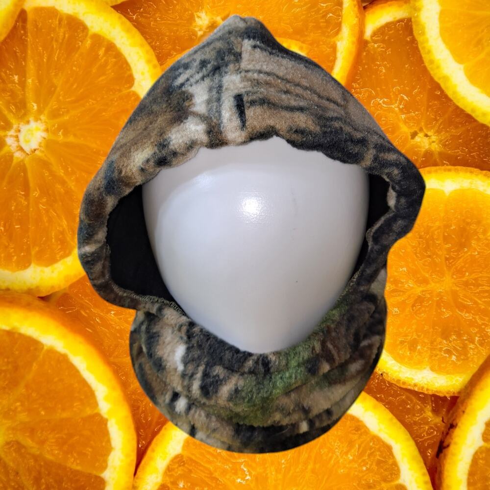 Hot Shot Men's Realtree Edge "Challenger" Camo Fuzzy Fleece‎ Hood